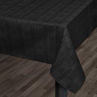 Kitchen Trends Hampton Jacquard Tablecloth in Black | Size: Medium