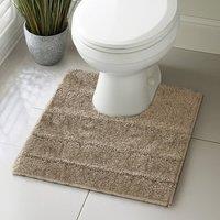 Velosso Lexington Bath/ Pedestal Mat Cashmere Feel Bathmats in Natural | Size: Small