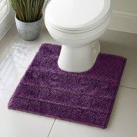Velosso Lexington Bath/ Pedestal Mat Cashmere Feel Bathmats in Purple | Size: Small