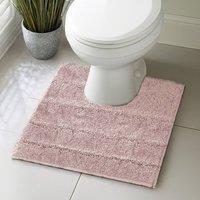 Velosso Lexington Bath/ Pedestal Mat Cashmere Feel Bathmats in Pink | Size: Small