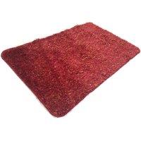 Velosso Shimmer Bathmat Antislip with Sparkly in Red | Size: Small