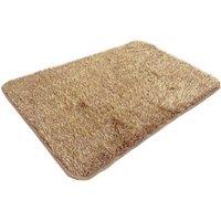 Velosso Shimmer Bathmat Antislip with Sparkly in Natural | Size: Small