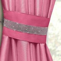 Intimates Manhattan Diamante Tie Back Tiebacks in Fuchsia | Size: 60 cm