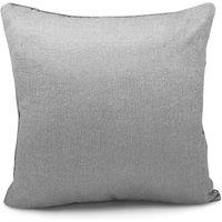 Intimates Westwood Filled Cushion with Textured Fabric in Silver | Size: 43 cm x 43 cm