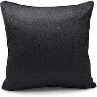 Intimates Westwood Filled Cushion with Textured Fabric in Black | Size: 43 cm x 43 cm
