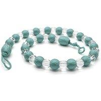 Intimates Krystal Beaded Tie Back Tiebacks in Duck Egg Blue | Size: 75 cm