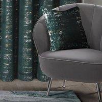 Intimates Warwick Filled Cushion with Distressed Metallic in Green | Size: 43 cm x 43 cm