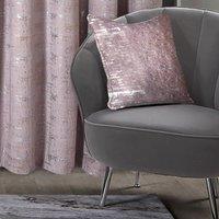 Intimates Warwick Filled Cushion with Distressed Metallic in Pink | Size: 43 cm x 43 cm