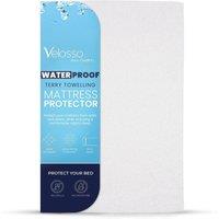 Velosso Waterproof Mattress Protector Toppers & Protectors in White | Size: Single