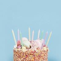 Club Green Pastel Skinny Celebration Candles - Pack of 12