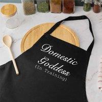 60 SECOND MAKEOVER Domestic Goddess In Training Black Apron
