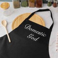 60 SECOND MAKEOVER Domestic God Black Apron