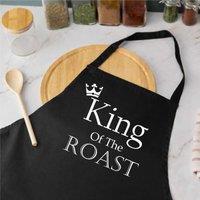 60 SECOND MAKEOVER King Of The Roast Black Apron