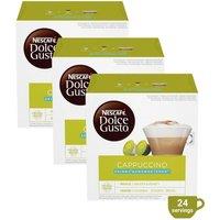 Nescafe Dolce Gusto Coffee Pods 3x Boxes /24 Caps Skinny Cappuccino in Green