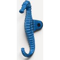Gifts Direct 2 U Seahorse metal coat hook - blue, H130 x W50 x D60 mm in Blue