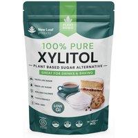 New leaf health Xylitol Sugar Alternative Plant Based Powder 1kg For Drinks Tea Baking in Dark Green