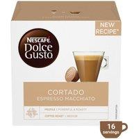 Nescafe Dolce Gusto Coffee Pods Cortado Espresso Macchiato in Brown