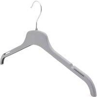 PAWNORA Plastic Coat Clothes Hangers for Tops Grey 10X