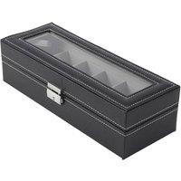 SPETLEK 6 Grids Multi Grid Jewelry Storage Box in Black