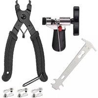SPETLEK Bike Chain Splitter Bike Repair Tool Kit Bike Link Plier in Black | Size: 1000mm x 400mm