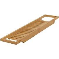 PAWNORA Bamboo Bath Tub Caddy Tray in Natural