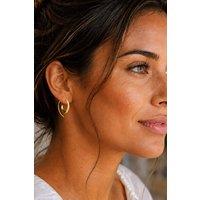 Otis Jaxon London Women's Small Gold Spiral Hoops