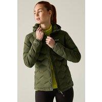 Regatta Women's Hooded Deyla Quilted Jacket in Olive | Size: 16