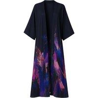 Zafur official Women's Destiny Kimono in Brushstroke Print