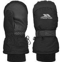 Trespass Cowa II Winter Ski Mittens in Black | Size: 5-6 Years