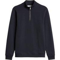 Marc O Polo DENIM Men's Sweatshirt Pack of 1 - Sweat Troyer CF Zip Regular Fit in Dark Blue | Size: Large