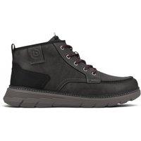 Bugatti Men's Leather Lace-up Casual Ankle Boots - Pulau in Grey | Size: 9