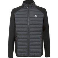 Trespass Men's Saunter Full Zip Fleece Jacket in Black | Size: 2XL