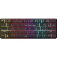 Unknown Untitled White Shark Nagamaki Gaming Keyboard Black 61-Key US Blue Switch