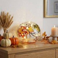 Garden Greatness Welcome Autumn Leaf LED Light Up Orb