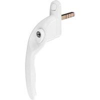 Securit UPVC Left Hand Espag Lock Window Handle in White