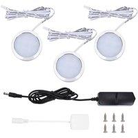 PAWNORA 3X Cool White(6000K) Under Cabinet Spot Light in White