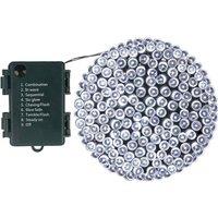 SPETLEK White 50LEDS Battery Power Fairy Garden Lights String in Cool White