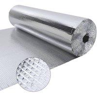 SPETLEK 0.6m*8.4m Double Bubble Foil Insulation Aluminium in Silver | Size: 1000mm x 400mm