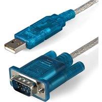 StarTech.com 3ft Usb To Rs232 Db9 Serial Adapter Cable in Blue