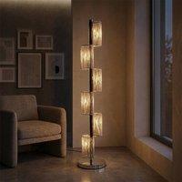 Garden Greatness Modern Acrylic Floor Lamp Six Lights