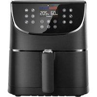 BARGAINS-GALORE 5.5 Litre Air Fryer Oil Free Healthy Cooker 12 Settings Touch Screen in Black