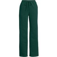 Lands' End Women's Serious Sweats Relaxed Straight Leg Joggers in Bottle Green | Size: Small