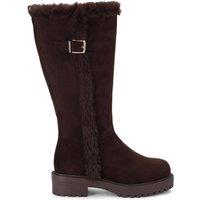 Carvela Women's 'Cosy Long Boot' Suedette Boots in Brown | Size: 3