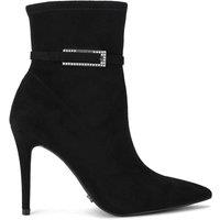 Carvela Women's 'Blanca Ankle' Suedette Boots in Black | Size: 4