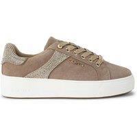 Carvela Women's 'Gia' Suede Trainers in Taupe | Size: 5