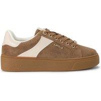 Carvela Women's 'Gia' Suede Trainers in Camel | Size: 4