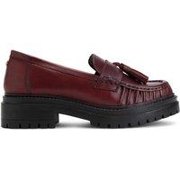 KG Kurt Geiger Women's 'Tasha Tassel' Leather Flats in Wine | Size: 3