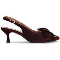 KG Kurt Geiger Women's 'Tilly Velvet Bow' Heels in Wine | Size: 8