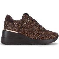 Carvela Women's 'Divina Sneaker' Trainers in Dark Brown | Size: 6