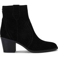 Carvela Women's 'Salvetti Ankle' Suede Boots in Black | Size: 8